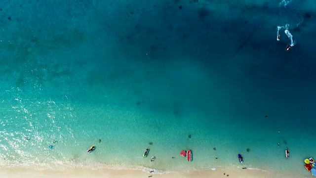 日本冲绳美丽的海景视频素材