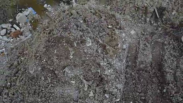 4K石堆鸟瞰图视频素材