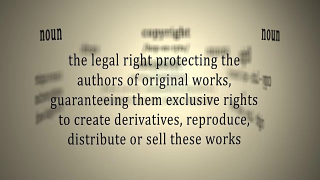 定义:版权视频下载