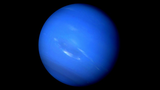 海王星行星。视频下载