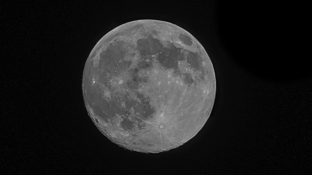 月食。满月eclipse视频素材