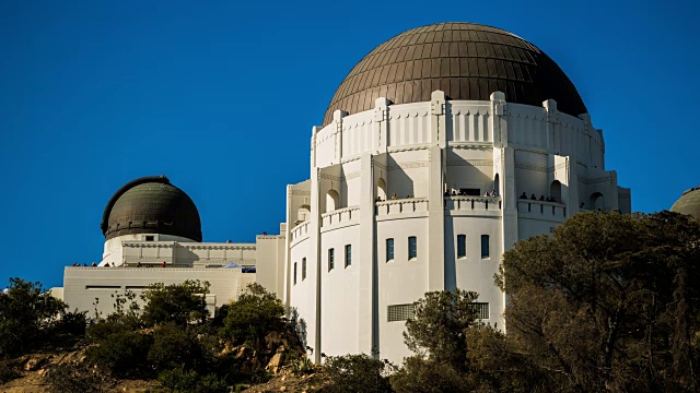洛杉矶的格里菲斯天文台视频素材