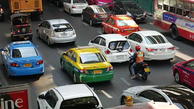交通在曼谷视频下载