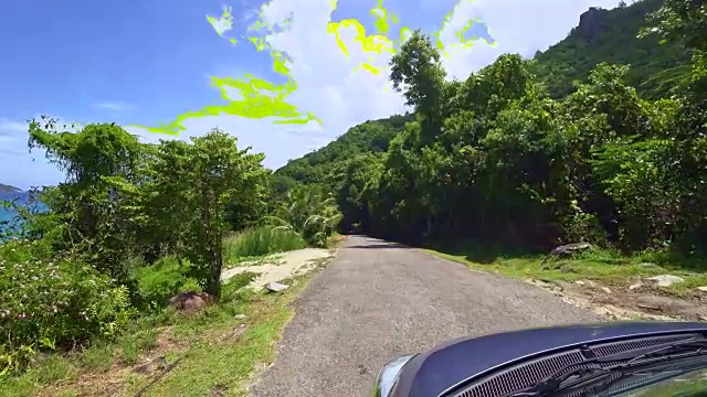 在塞舌尔Mahé岛开车视频下载