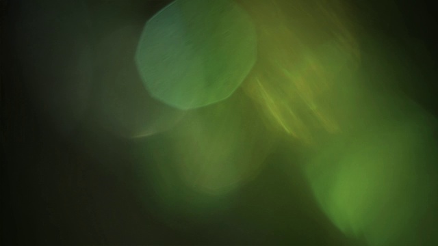 绿色抽象背景与散景- 4K视频素材