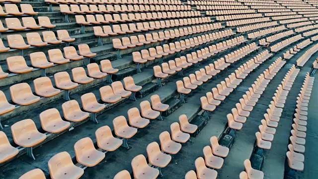 体育场的空座位视频素材