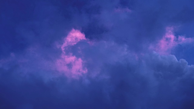 天空中的乌云视频素材