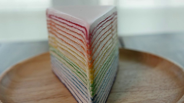 彩虹蛋糕照片视频下载