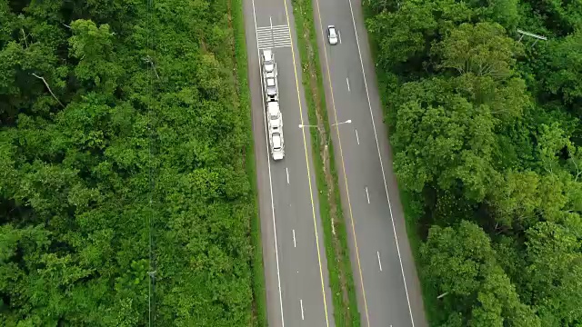 空中运输拖车视频素材