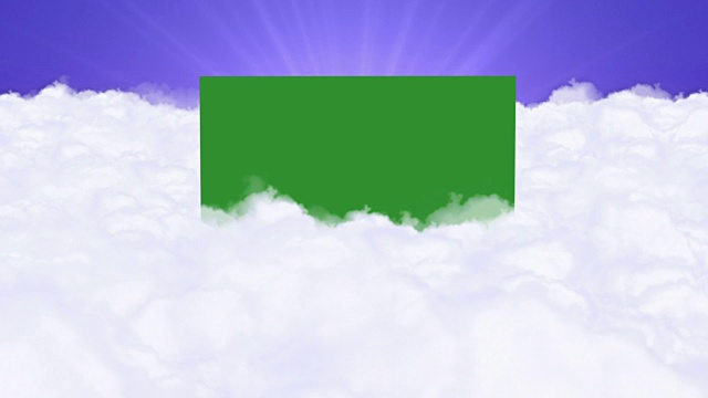 飞进云端，绿色屏幕，动画，渲染，背景，循环视频下载