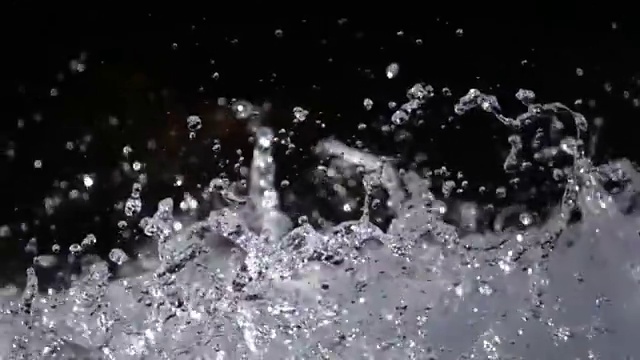 水溅流视频素材