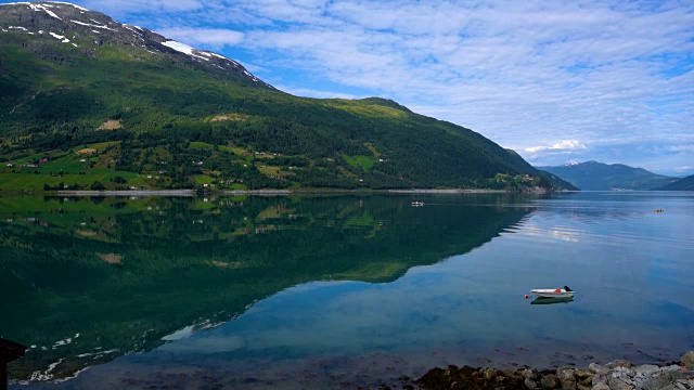 挪威美丽的大自然。视频素材