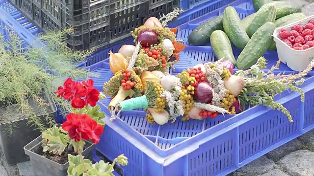 购买蔬菜视频素材