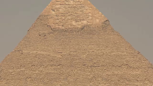 狮身人面像和埃及开罗吉萨的大金字塔视频素材