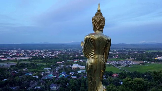 空中射击。泰国南高诺寺视频素材