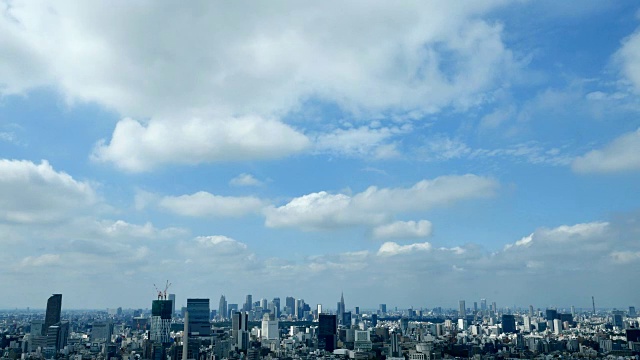 东京城市的时间流逝视频素材
