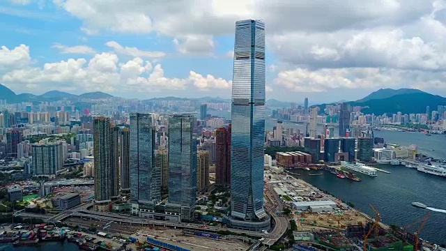 香港九龙地区的摩天大楼视频下载