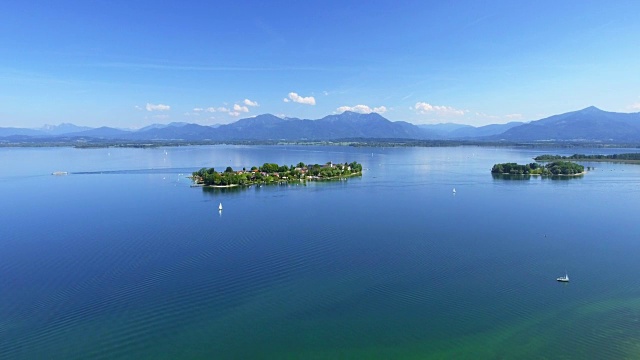 基姆湖和上巴伐利亚的少女视频素材