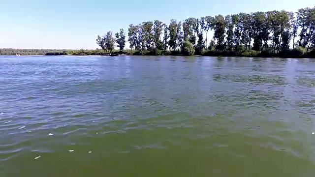 多瑙河三角洲美丽的一天视频素材
