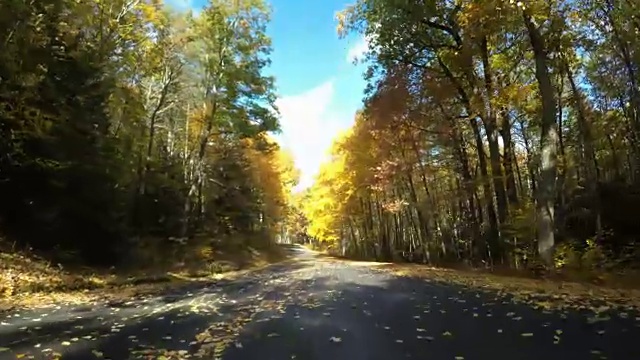 马萨诸塞州中部的秋天开车视频下载