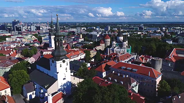 爱沙尼亚塔林空中视频下载