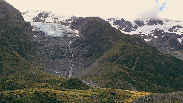 新西兰南岛库克山的景色视频素材
