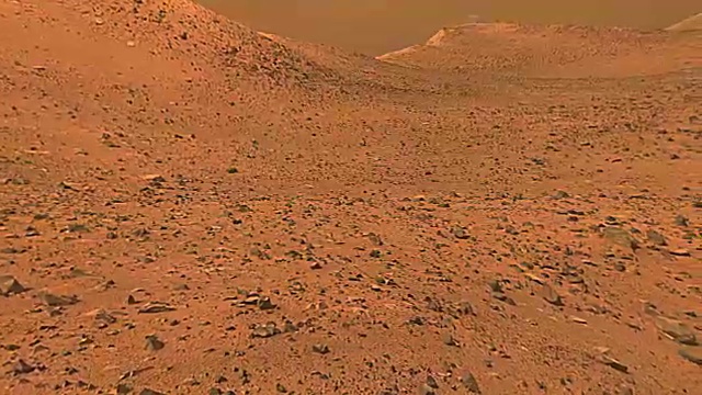 火星表面的漫游者相机视频素材