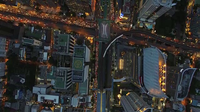 曼谷空中商务区视频素材