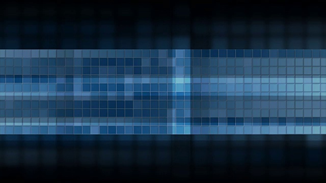 深蓝色像素方块马赛克视频动画视频素材