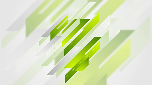 抽象几何绿色科技视频动画视频素材