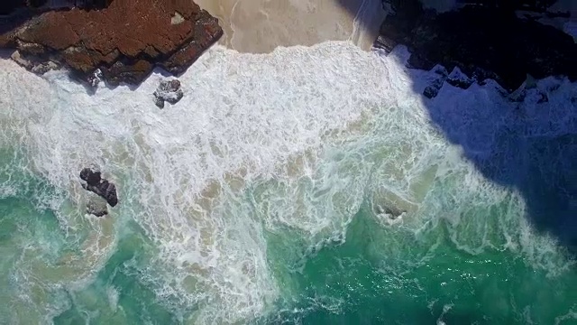 鸟瞰图的波浪在好望角，开普敦视频下载