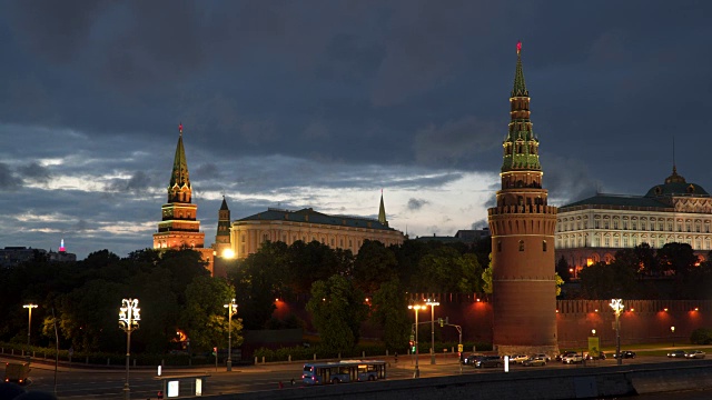 莫斯科克里姆林宫的塔楼。莫斯科,俄罗斯视频素材