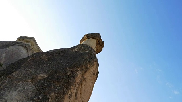卡帕多西亚Zelve国家公园的岩石hoodoo视频素材