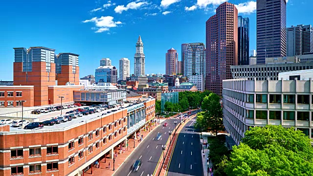 波士顿的典型城市视频素材