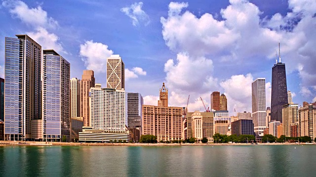 芝加哥天际线视频素材