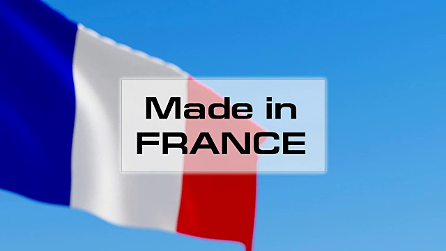法国制造的视频素材