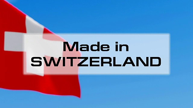 瑞士制造的视频素材