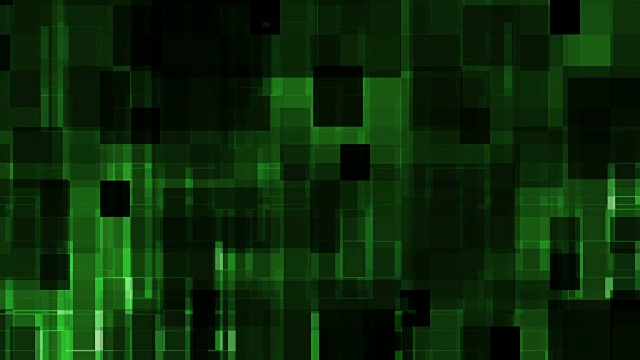绿色抽象数据块移动背景新的质量通用运动动态动画丰富多彩的快乐的酷视频片段视频素材