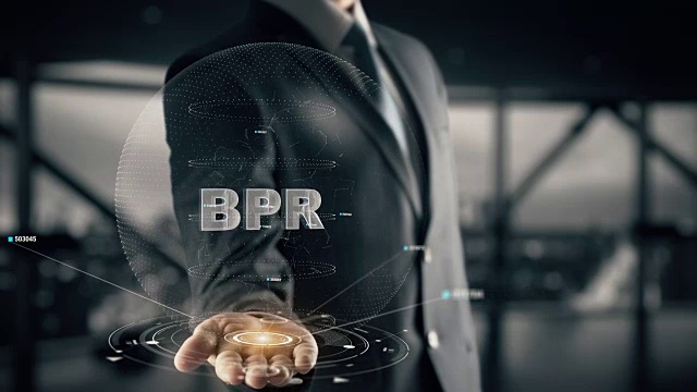 BPR与全息商业概念视频素材