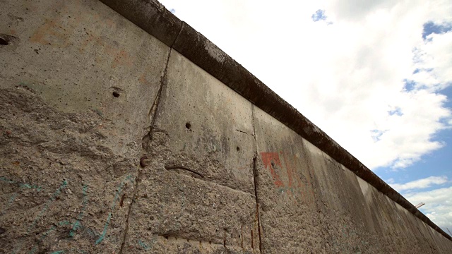 柏林墙，时光流逝视频素材