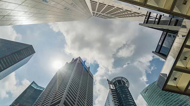 商业、金融和工业领域的摩天大楼视频素材