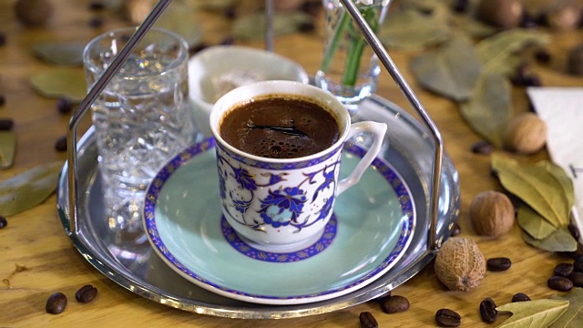 土耳其咖啡视频素材