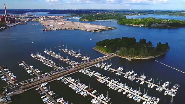 芬兰赫尔辛基空中视频下载