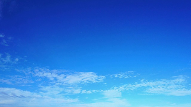 美丽多彩的蓝天和夏天的云彩视频下载