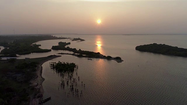 斯里兰卡西部湿地视频素材