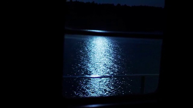 海上月光视频素材