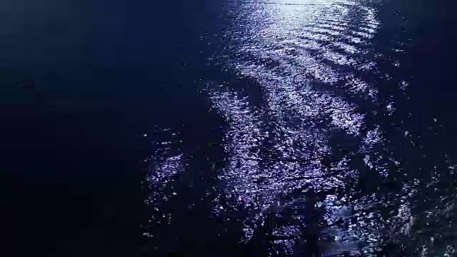 海上月光视频素材