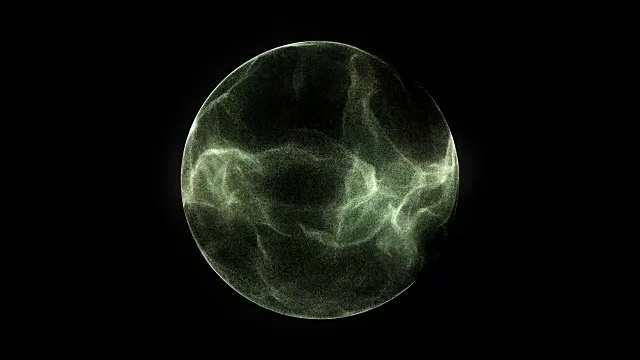 4K运动背景爆炸粒子和球体。视频素材