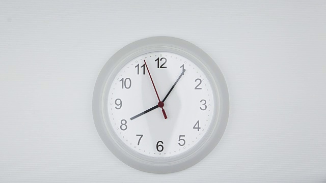 时钟的时间在晚上八点过去了视频下载