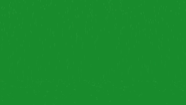 雨绿屏循环2视频素材